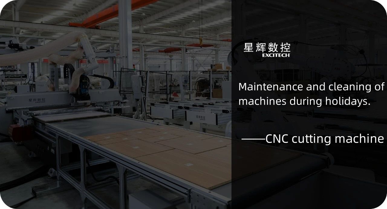 Bảo trì, vệ sinh máy cắt CNC trong các ngày nghỉ lễ.