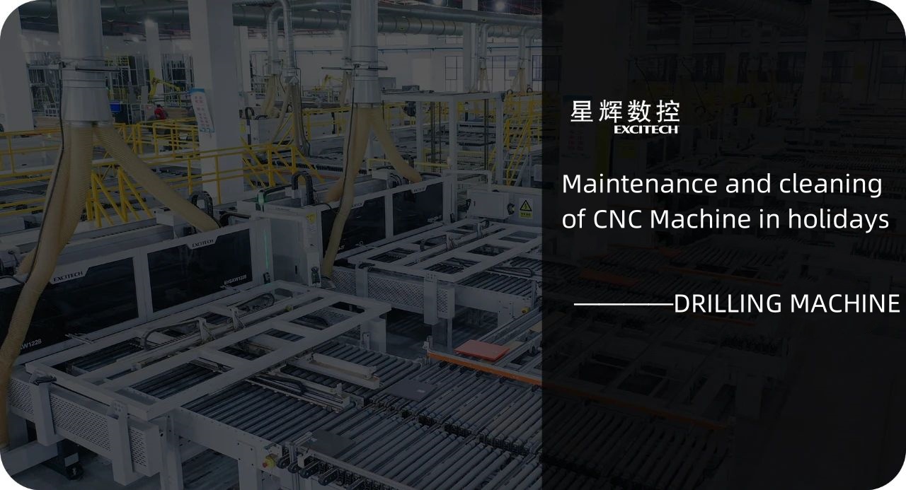 Bảo trì, vệ sinh máy khoan CNC trong các ngày nghỉ lễ.