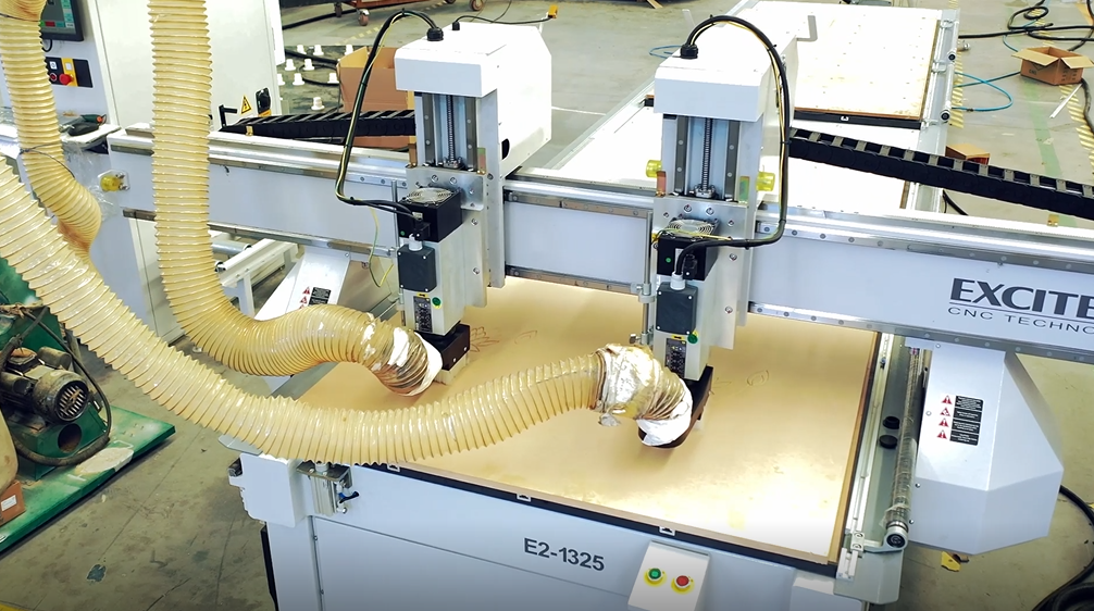 Máy chế biến gỗ EXCITECH: bảo vệ môi trường, hiệu suất và độ chính xác cao.