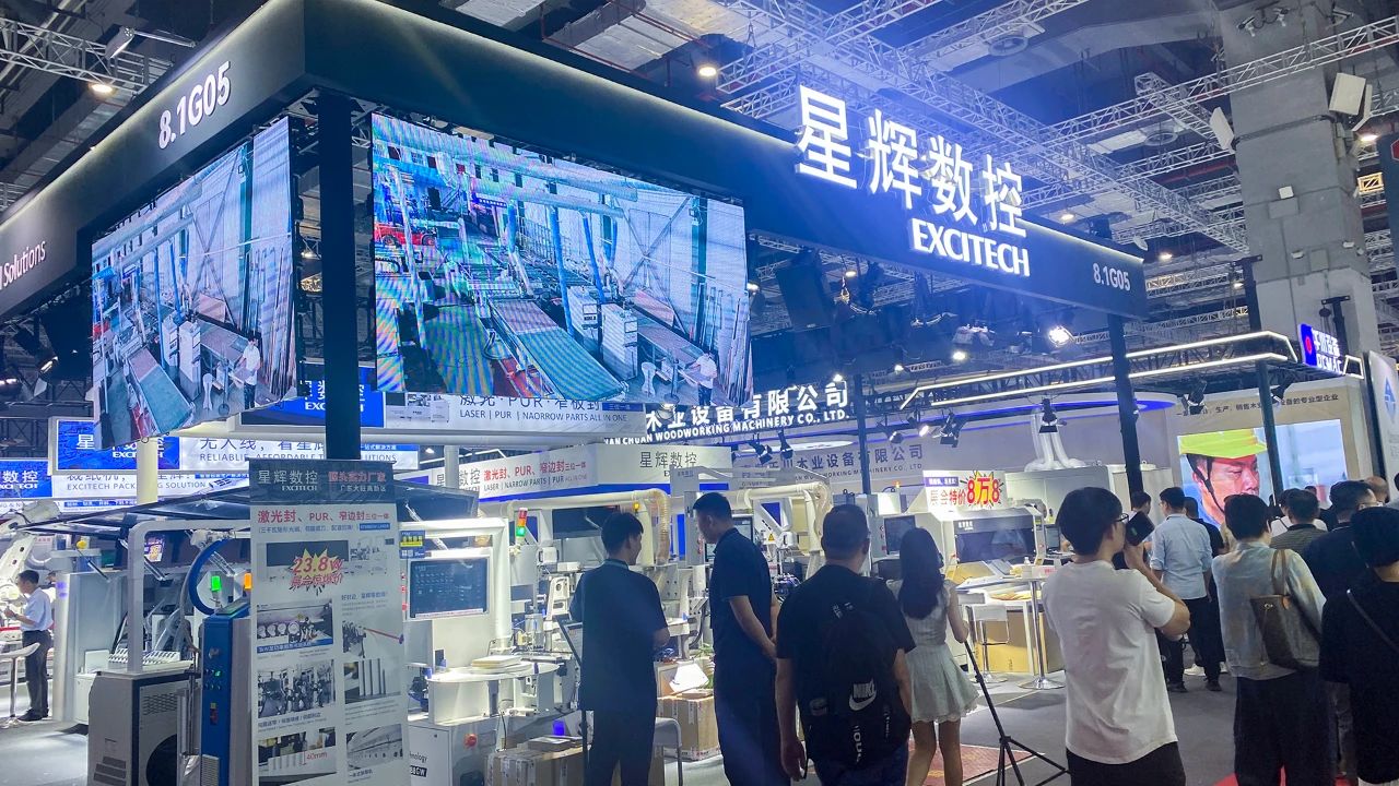 EXCITECH tại Hội chợ máy chế biến gỗ nội thất quốc tế Trung Quốc （Thượng Hải