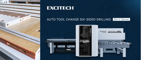 Excitech EH-C máy khoan sáu mặt chức năng thay đổi công cụ tự động.