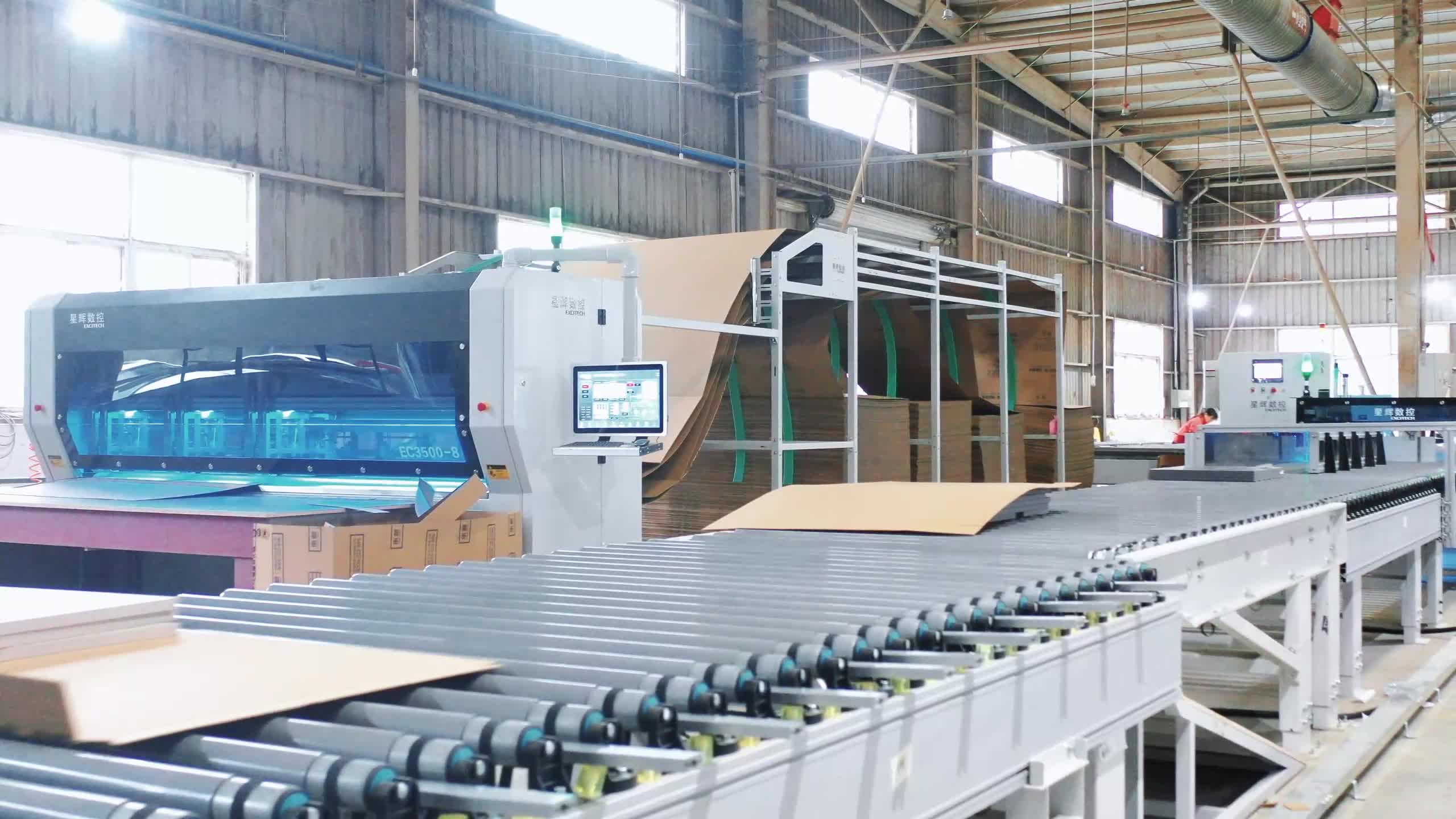 Chia sẻ trường hợp của excitech CNC Sichuan Chengdu ấn tượng dòng bao bì.