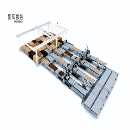 Dây chuyền thiết bị lồng CNC nhanh hơn và thông minh hơn để làm tủ bếp